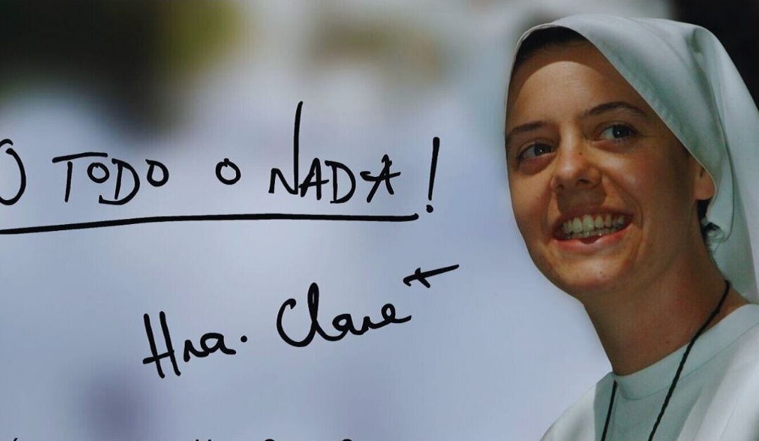 Hna. Clare Crockett, un cheque en blanco para DiosSin Autor