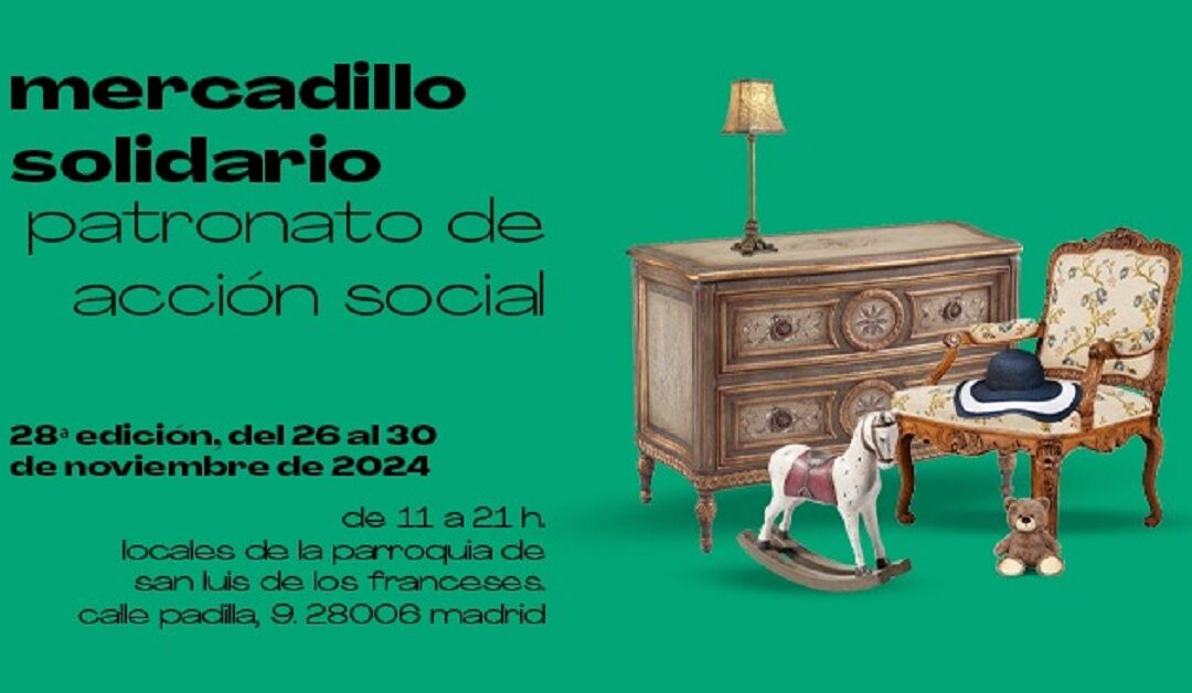 Fundación CARF convoca su mercadillo solidario para apoyar a sacerdotes diocesanosSin Autor