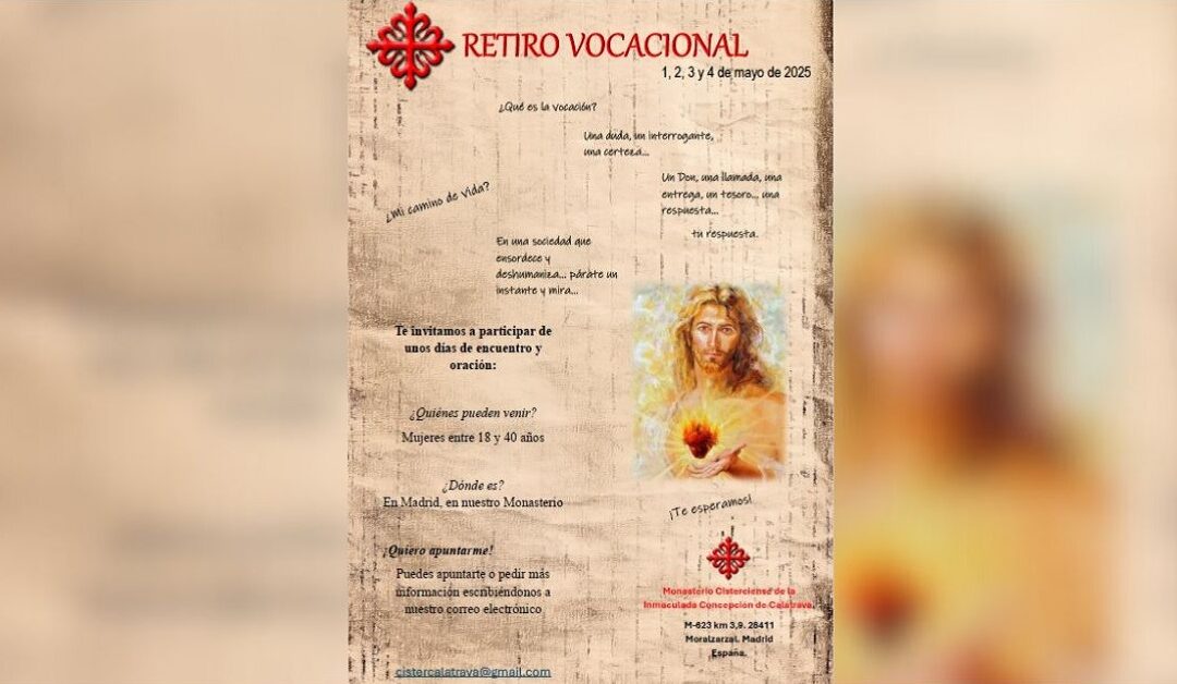 Retiro vocacional para jóvenes inquietas, en MadridSin Autor