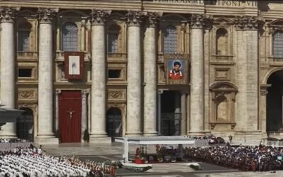 Pinceladas de la ceremonia de canonización de Acutis y FrassatiSin Autor